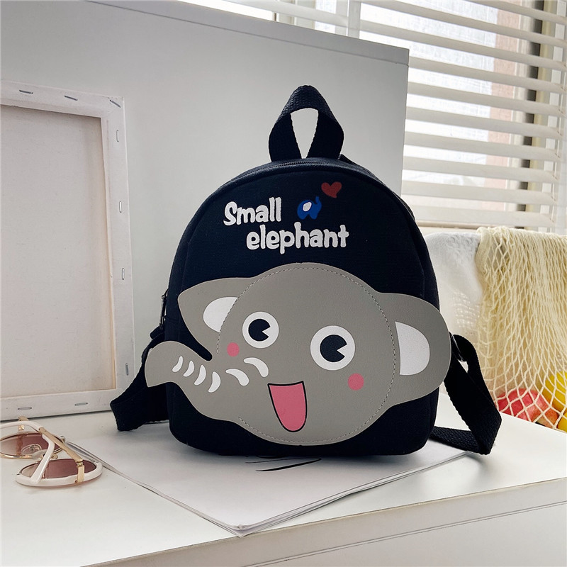 Boys Canvas Backpack Cute Cartoon School Bag photo 3