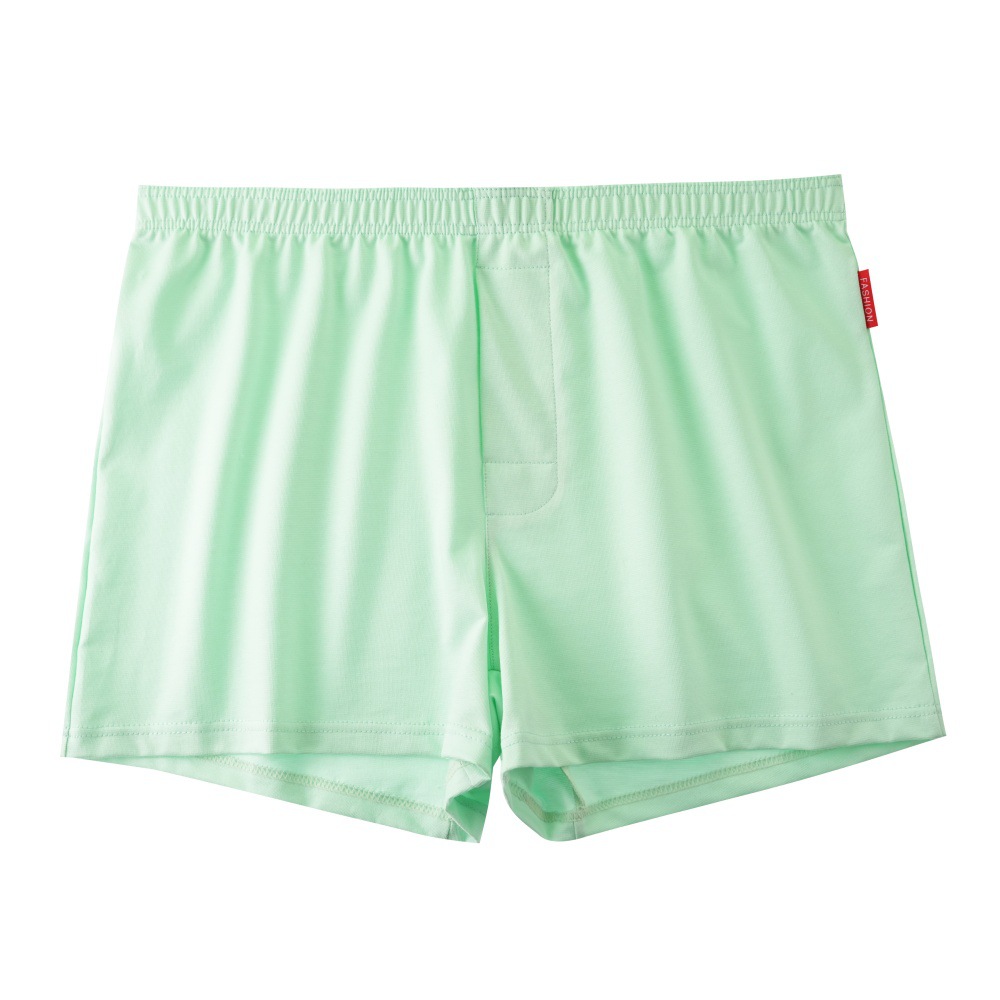 Mens Cotton Underwear Breathable Athletic Boxer Briefs Mens Mercerized Cotton Solid Color photo 5
