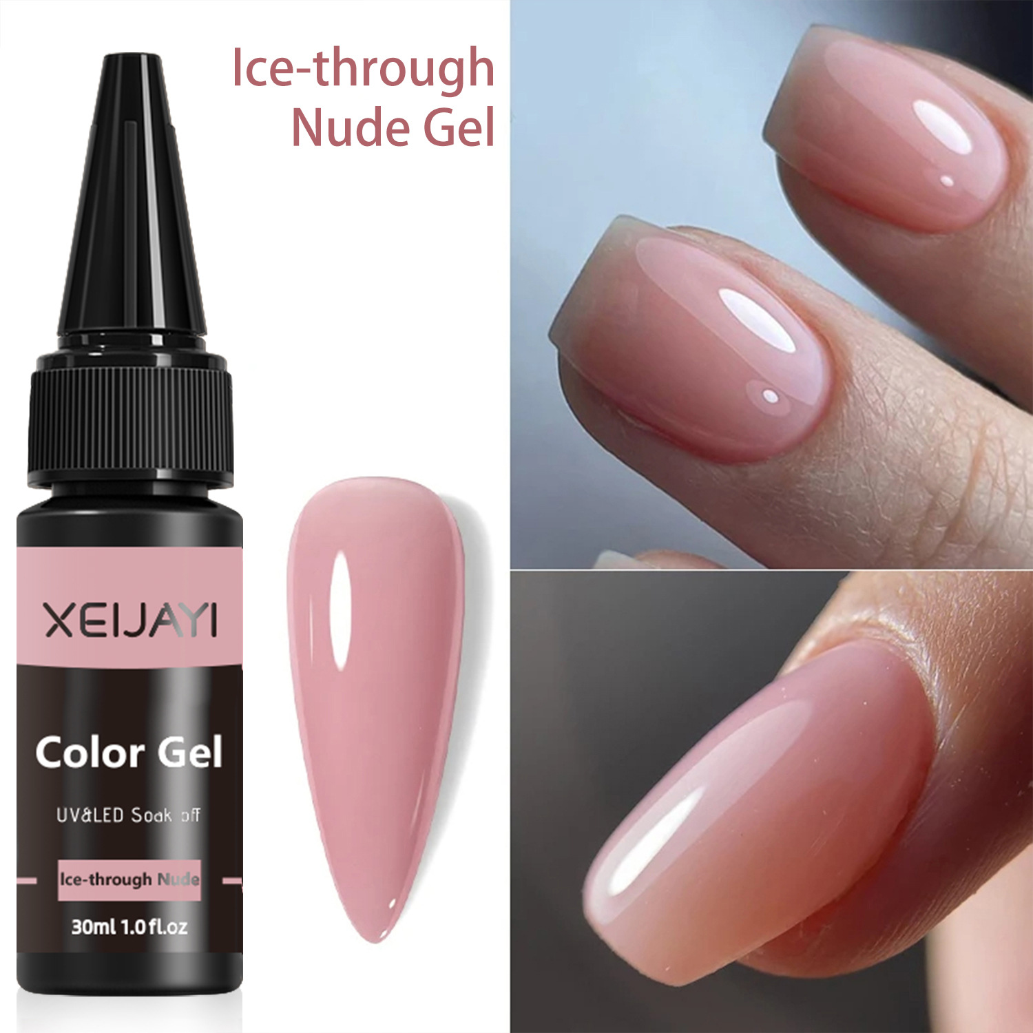 New Macaron Solid Nail Gel Polish photo 2