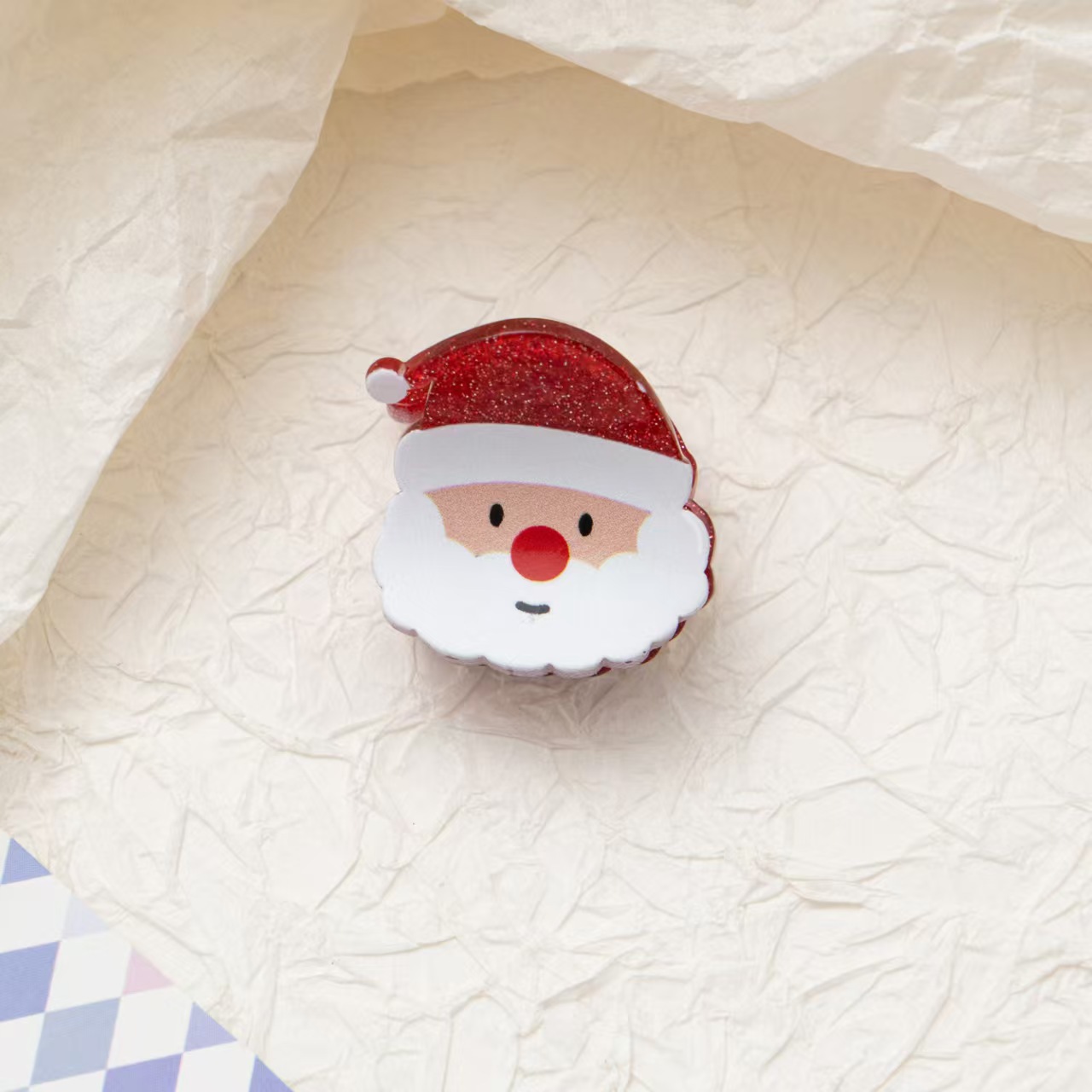 Cute Christmas Tree Santa And Snowman Hair Clip For Half-up Hairstyles photo 3