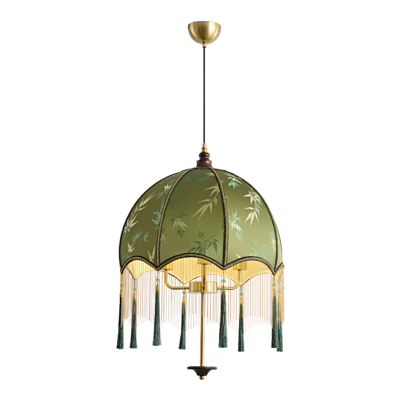 Vintage Tassel Fabric Lamp For Dining Room, Bedroom, And Living Room photo 2