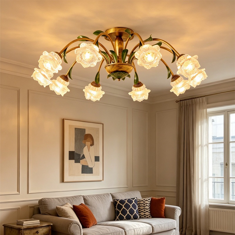 American-style Vintage Chandelier For The Bedroom photo 1