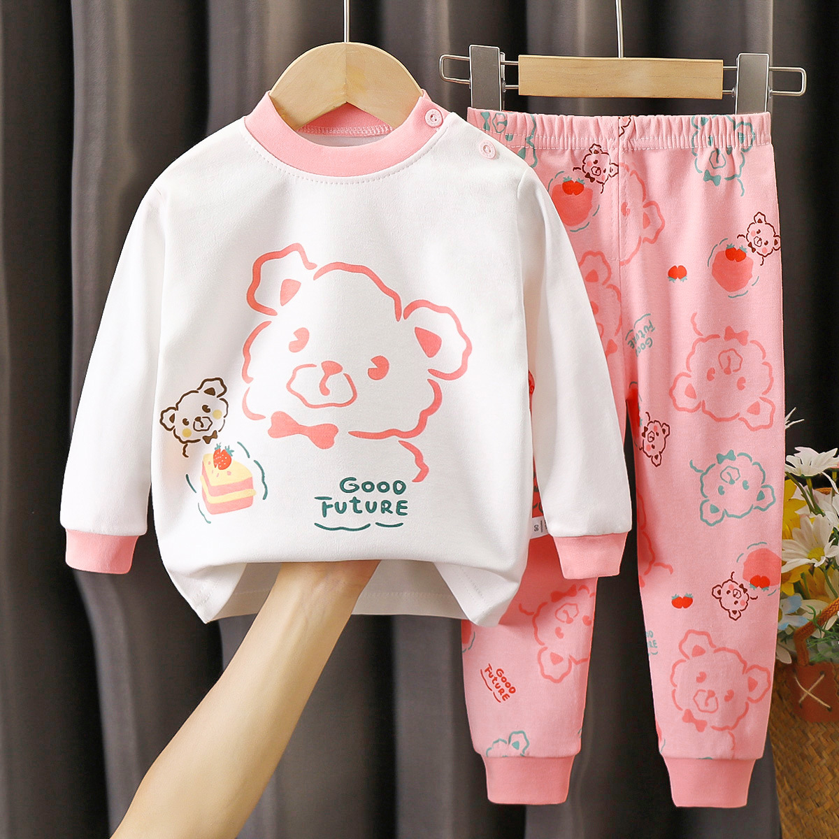 Childrens Underwear Set Pure Cotton Autumn Pants Kids Clothing photo 1