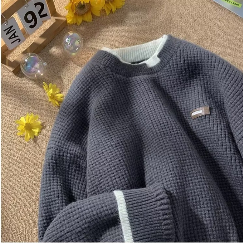 Retro High-grade Cotton Knitwear Bottoming Sweater photo 4