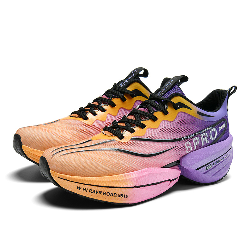 Carbon-Plate Racing Shock-Absorbing Sports-Casual Running Shoes photo 2