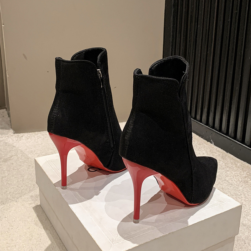 Women's Red-bottom Sexy Stiletto Boots photo 3