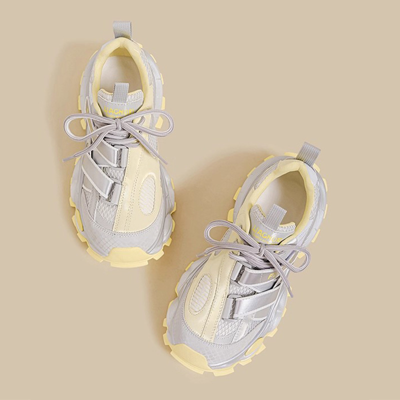 Girls Sports Shoes Running Shoes For Older Children Soft-soled Versatile Dad Shoes photo 2