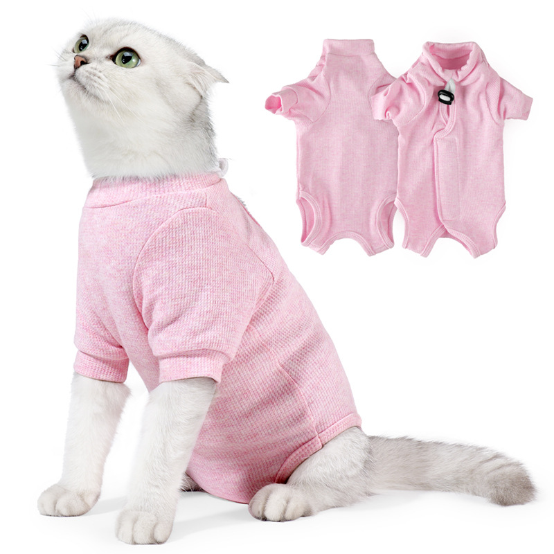 Post-Operative SpayNeuter Recovery Breathable Body-Fitted Two-Leg Style For Cats And Dogs photo 7