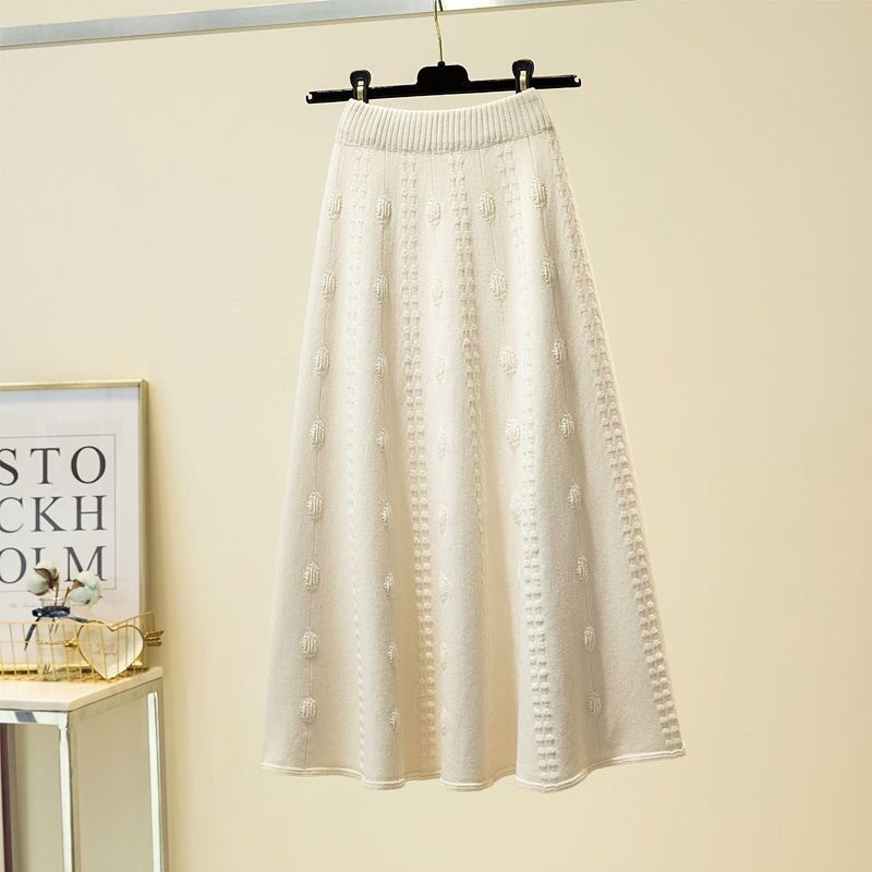 High-waisted A-line Knitted Skirt For Women photo 4