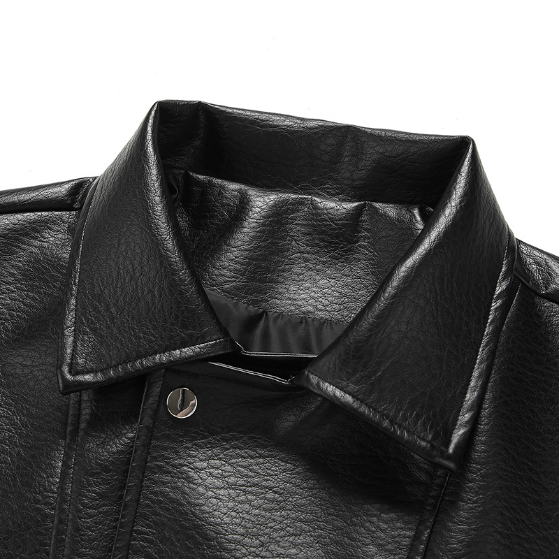 American-style Vintage Leather Jacket For Men photo 4