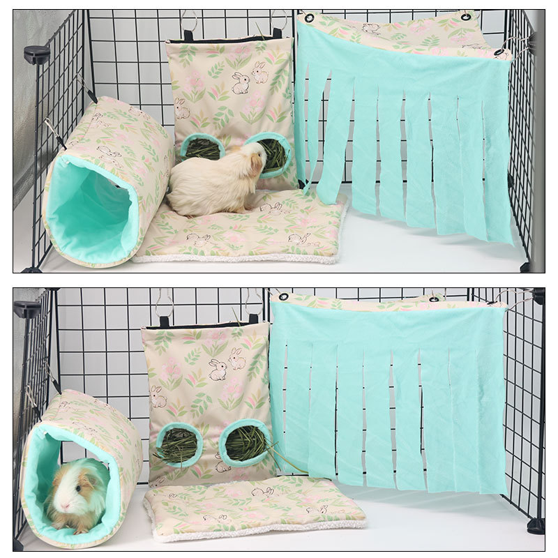 Drilling Tunnel Straw Bag Hideaway Pet Bed photo 3