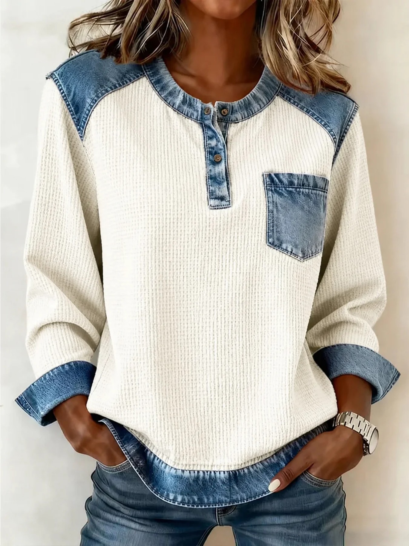 Leopard-print Raglan Loose-fit Pullover photo 3