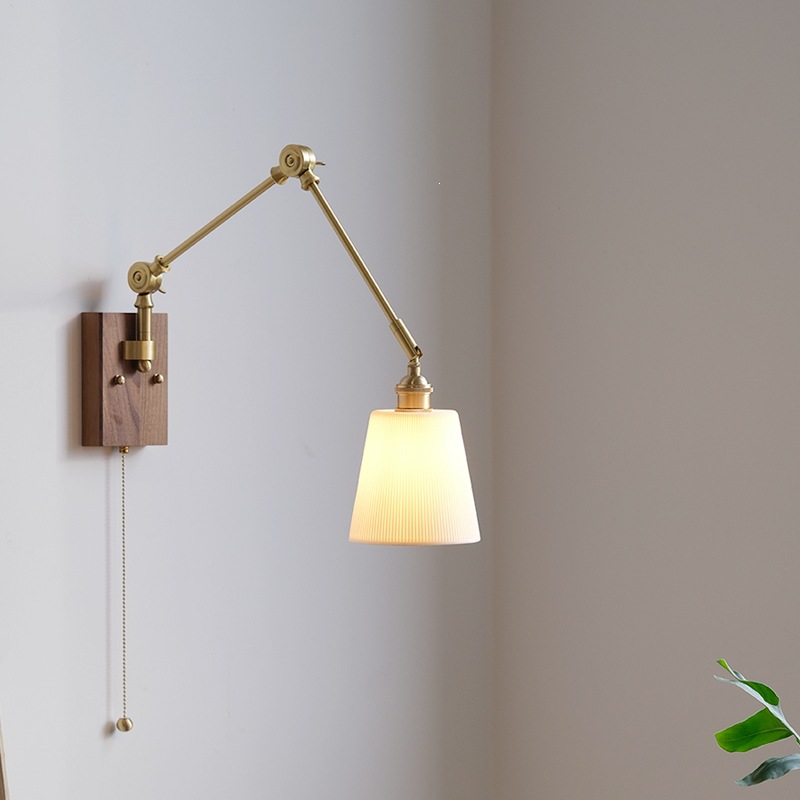 Mid-century Modern Bedroom Bedside Light In A Light French Vintage Style photo 4