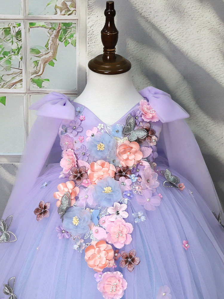 Handmade Three-Dimensional Tulle Princess Dress photo 7