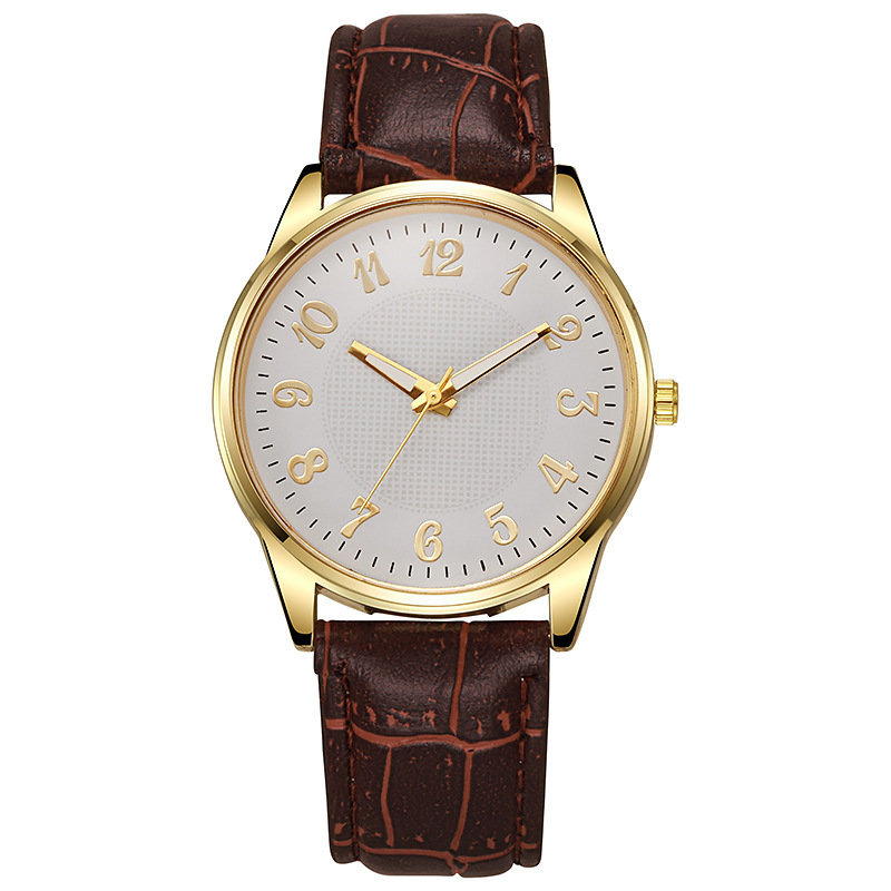 Quartz Mens Business-style Alloy Luminous Luxury Wristwatch With A Leather-band Feel photo 2