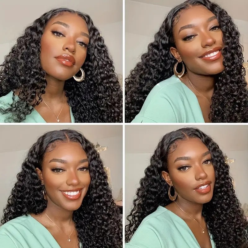 Pre-looped Lace Front African Small Curls Long Curls photo 2