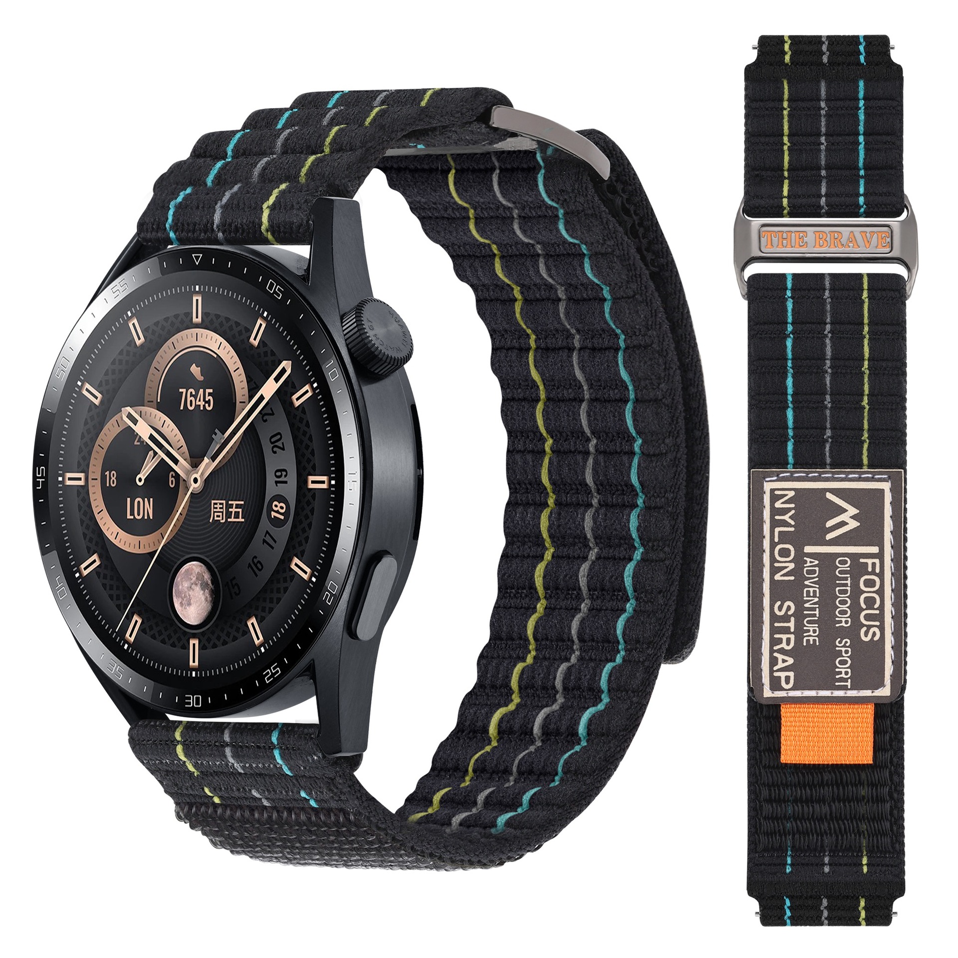 Double-Holiday Adhesive Nylon Loop Strap photo 5