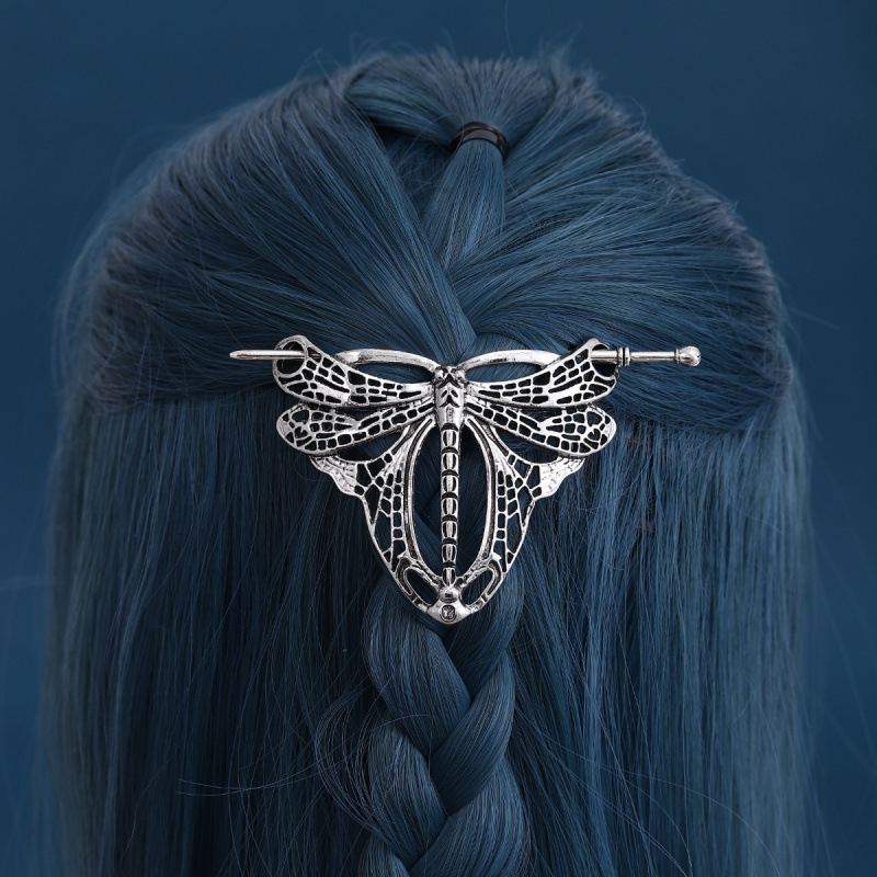 Retro Dragonfly Hairpin Norwegian-style Party Accessory photo 3