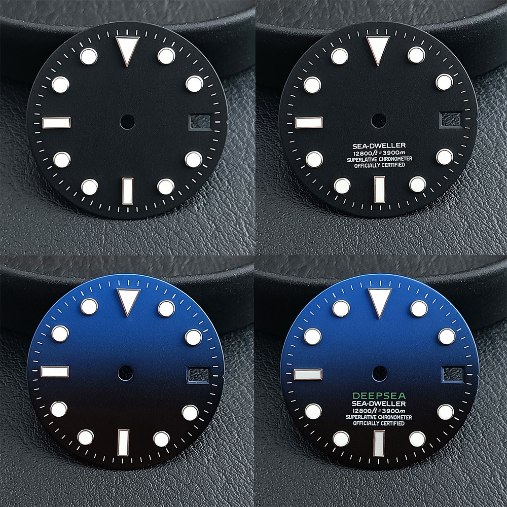Blue-green Luminous Dial Accessories Suitable For NH35 And NH36 Movements photo 1