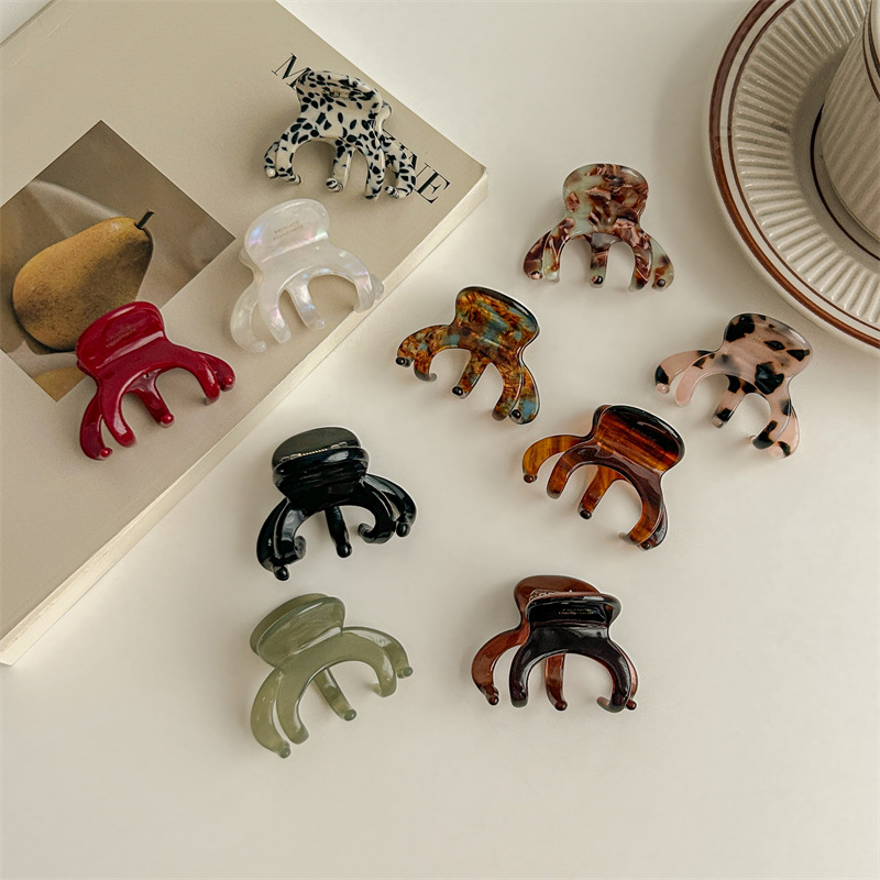 High Ponytail Hair Clip Back-of-head Half-up Hairpin photo 1