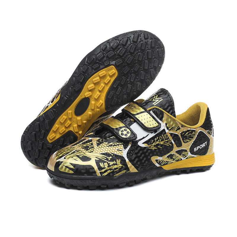 Childrens TF Turf Cleats With Long Studs And Velcro Closure Soccer Shoes photo 6