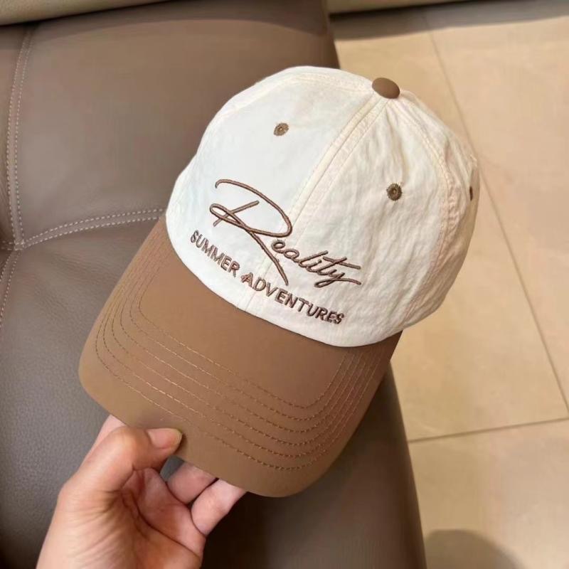 Instagram-style Embroidered Letter Patchwork Quick-dry Baseball Cap photo 5