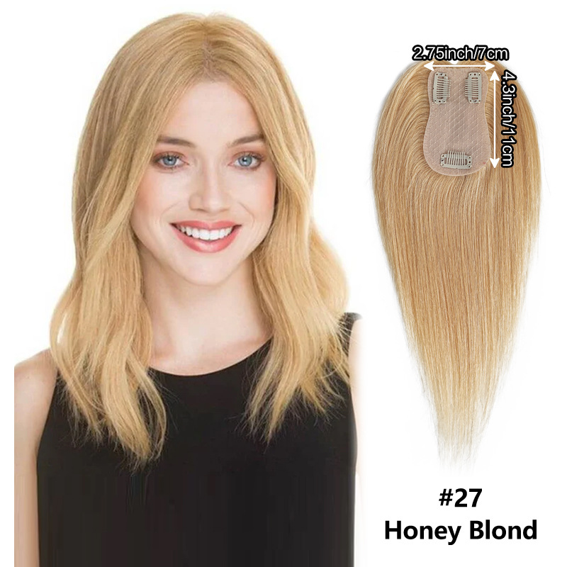 Womens Volumizing High-parting Hair Extension Piece photo 5