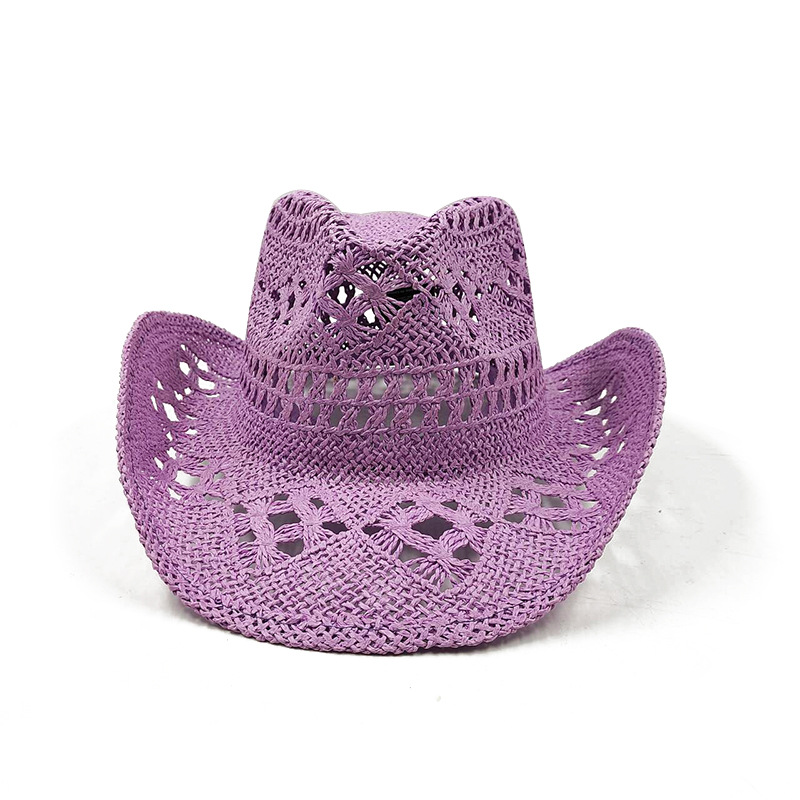 Malan Straw Hat Hand-woven Denim Hat photo 7