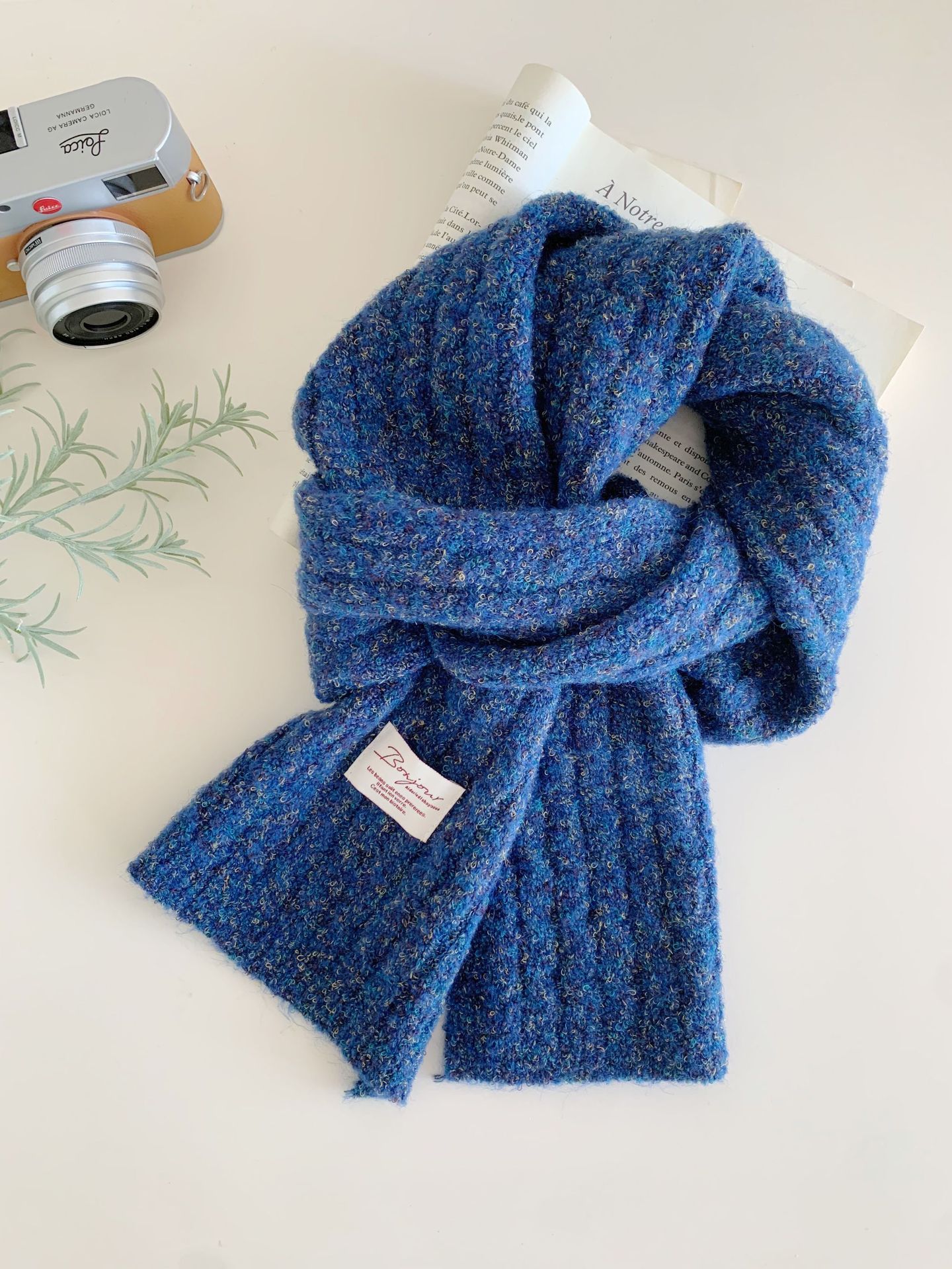 Thickened Warm Versatile Knitted Neck Scarf photo 4