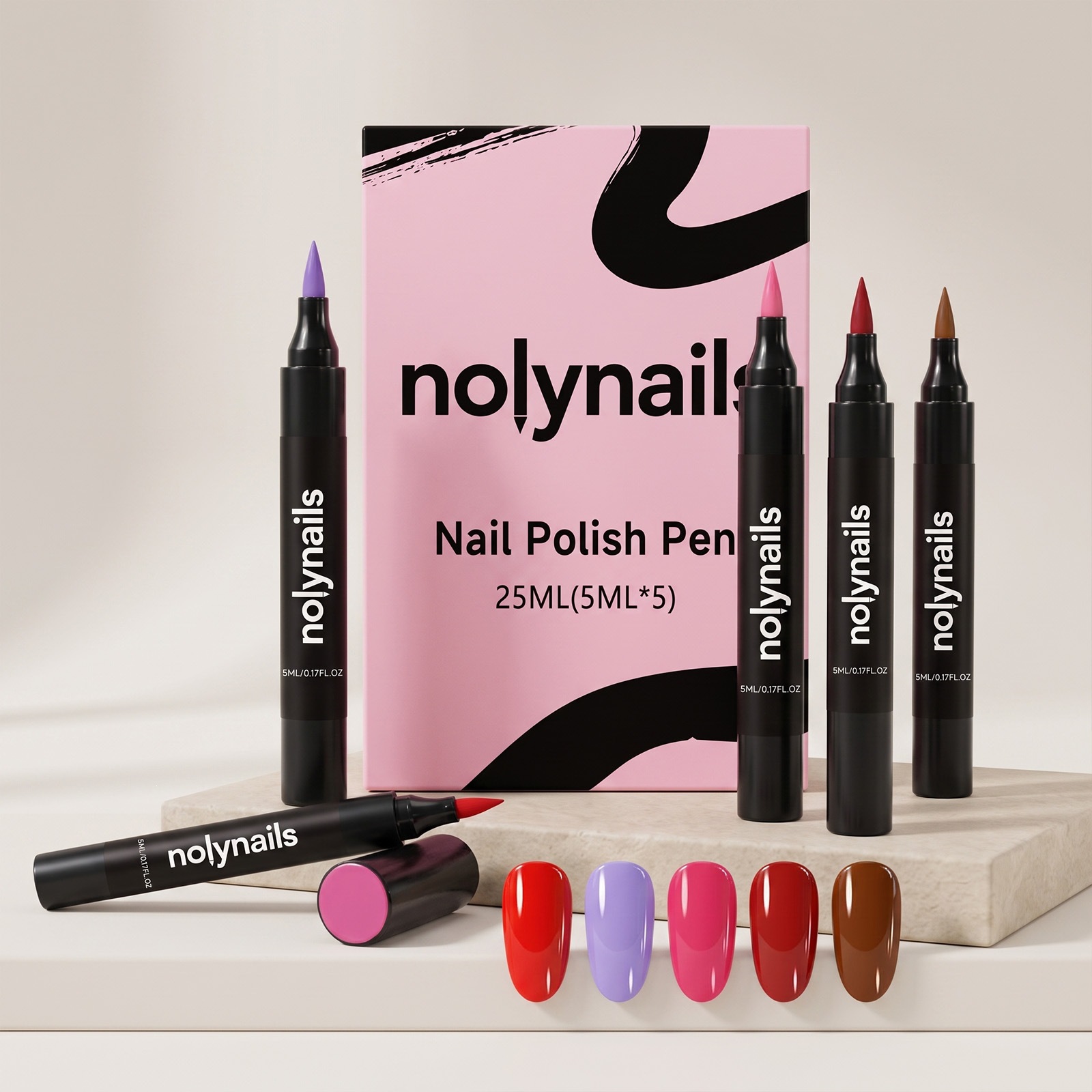 Multi-color Convenient Easy-to-apply Gel Nail Polish Pen photo 1