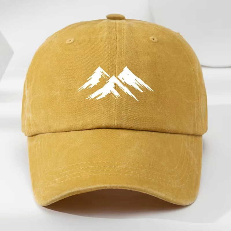Printed Vintage Distressed Washed Mens Casual Cap photo 7