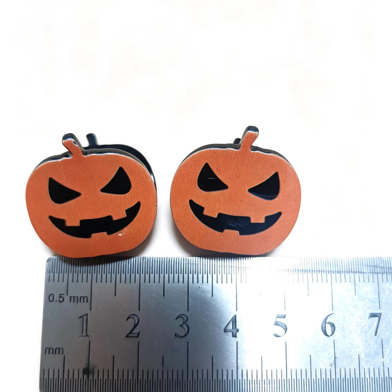 Cute Spooky Pumpkin Head Hair Clip For Halloween photo 4