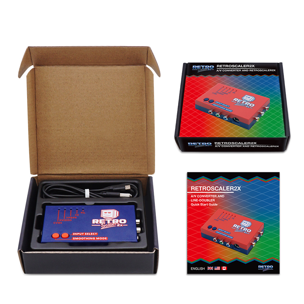 RetroScaler2x AV-to-HDMI Line Doubling Converter OSSC Adapter ODV Version photo 3
