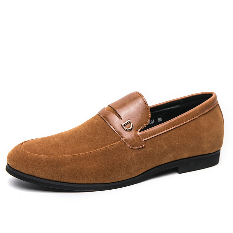 Business Suede Pointed Toe Low Heel Shoes photo 3
