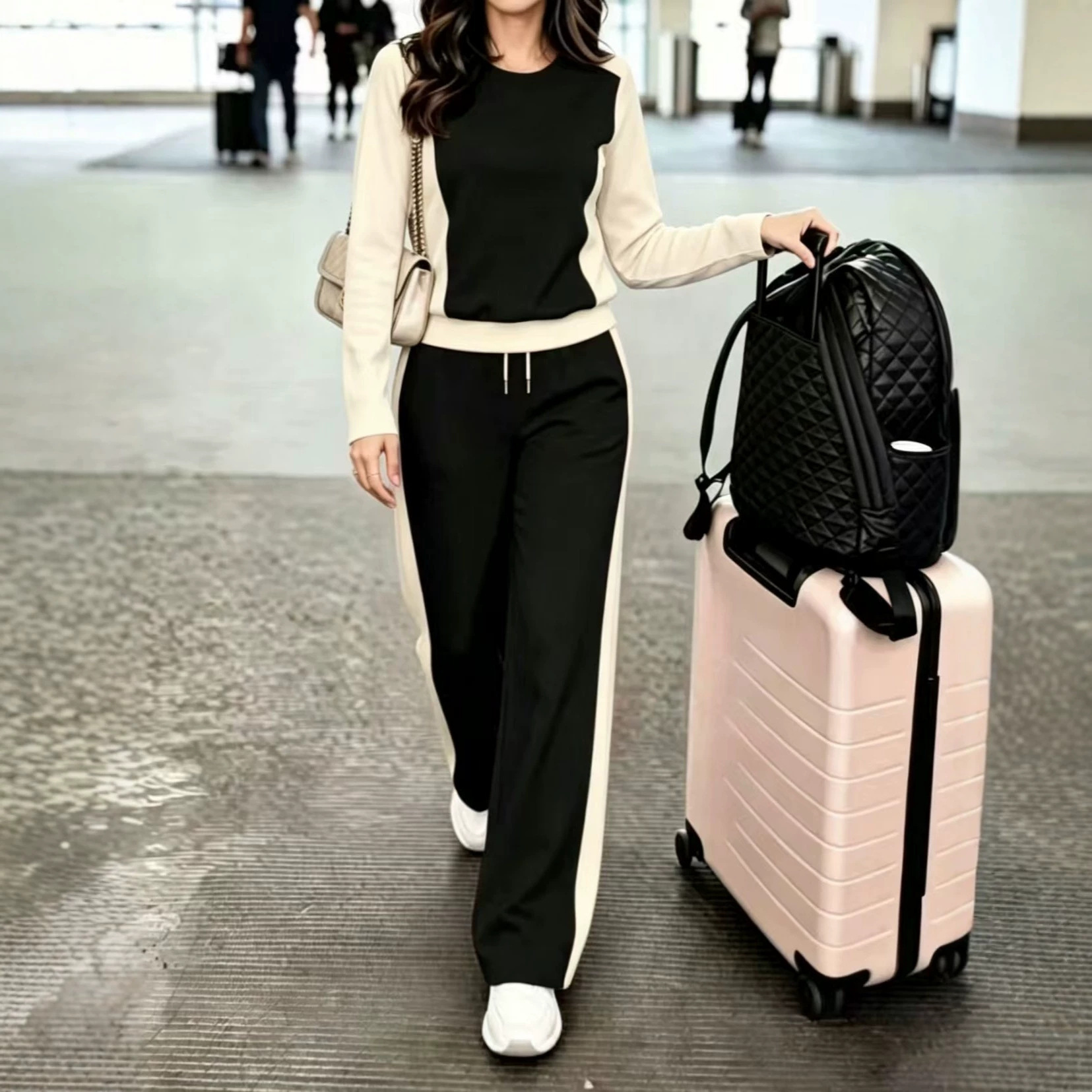 Women's New Long Pants Sporty Casual Set photo 1