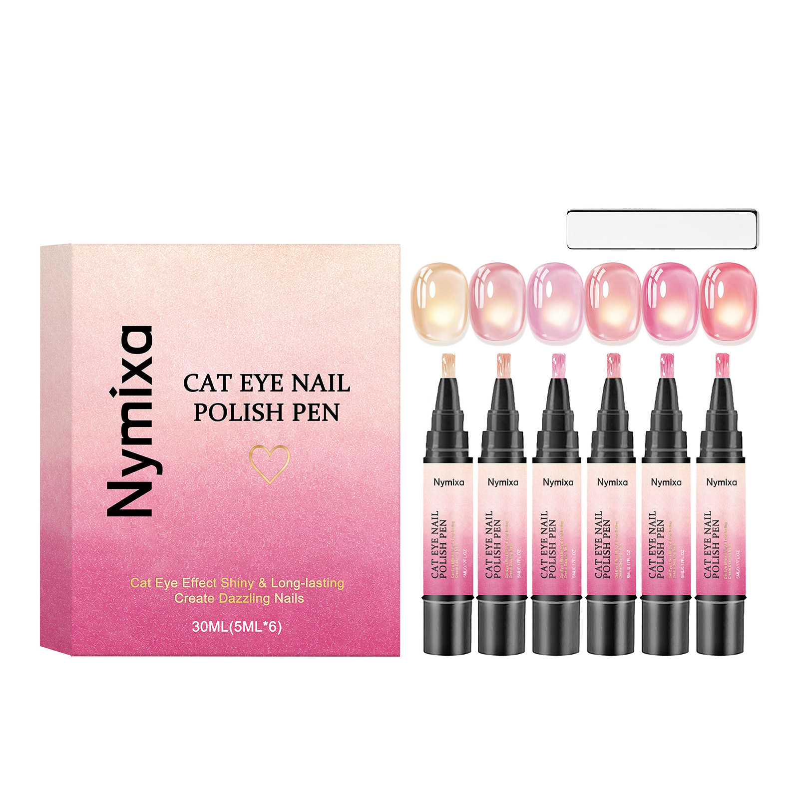 Easy-to-apply Multi-purpose Gel Nail Polish Pen Set photo 2