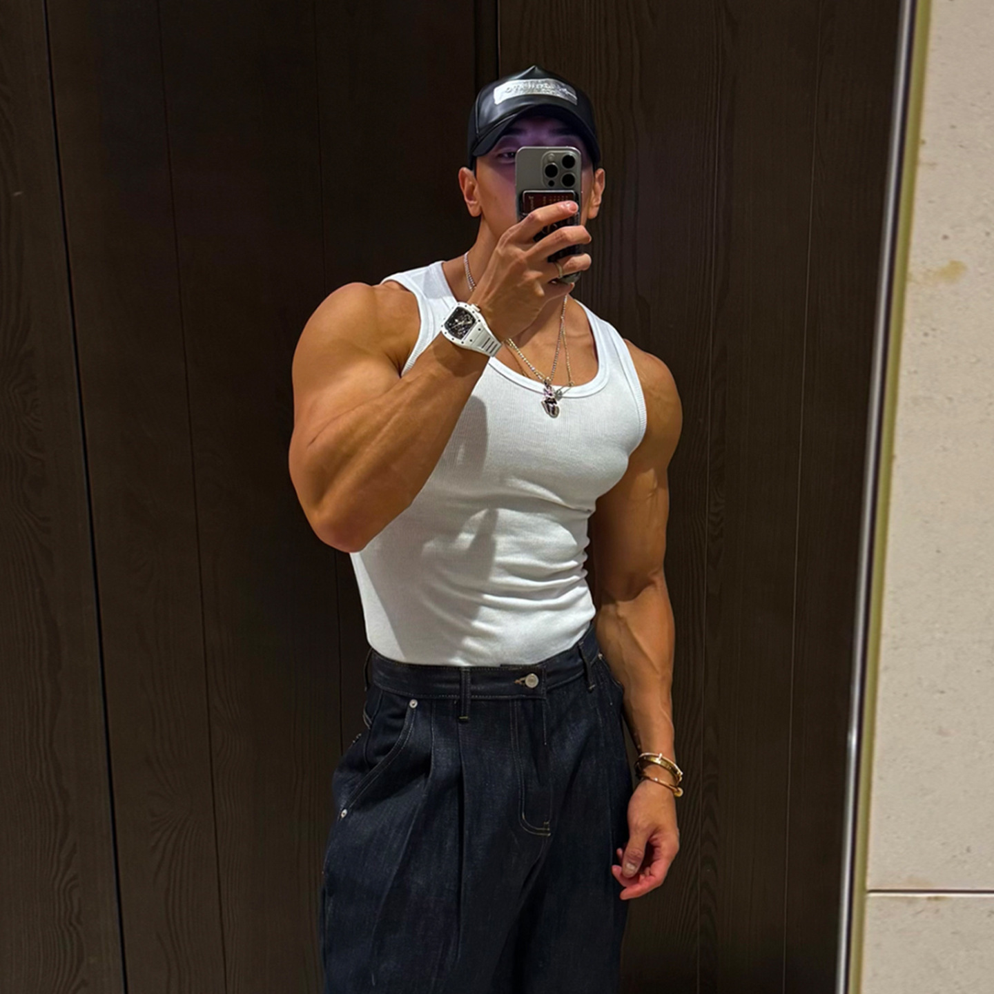Sleeveless T-shirt Show Muscle American Sweat-absorbent Waistcoat photo 2