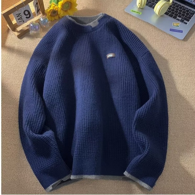Retro High-grade Cotton Knitwear Bottoming Sweater photo 2