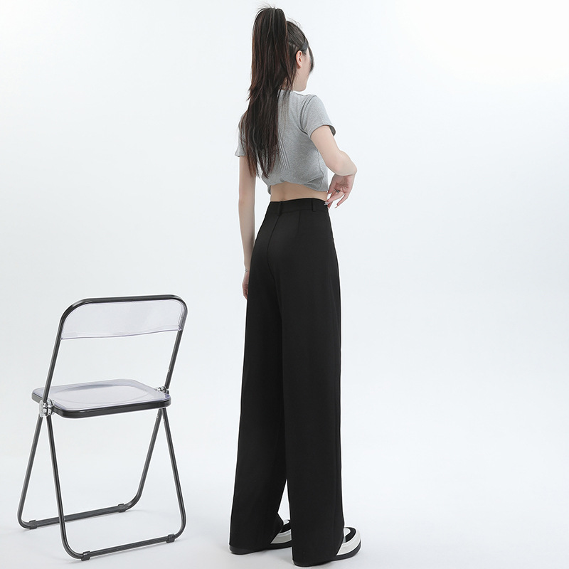 Summer Slim-fit Floor-length Straight-leg Wide-leg Sun-protection Pants photo 3