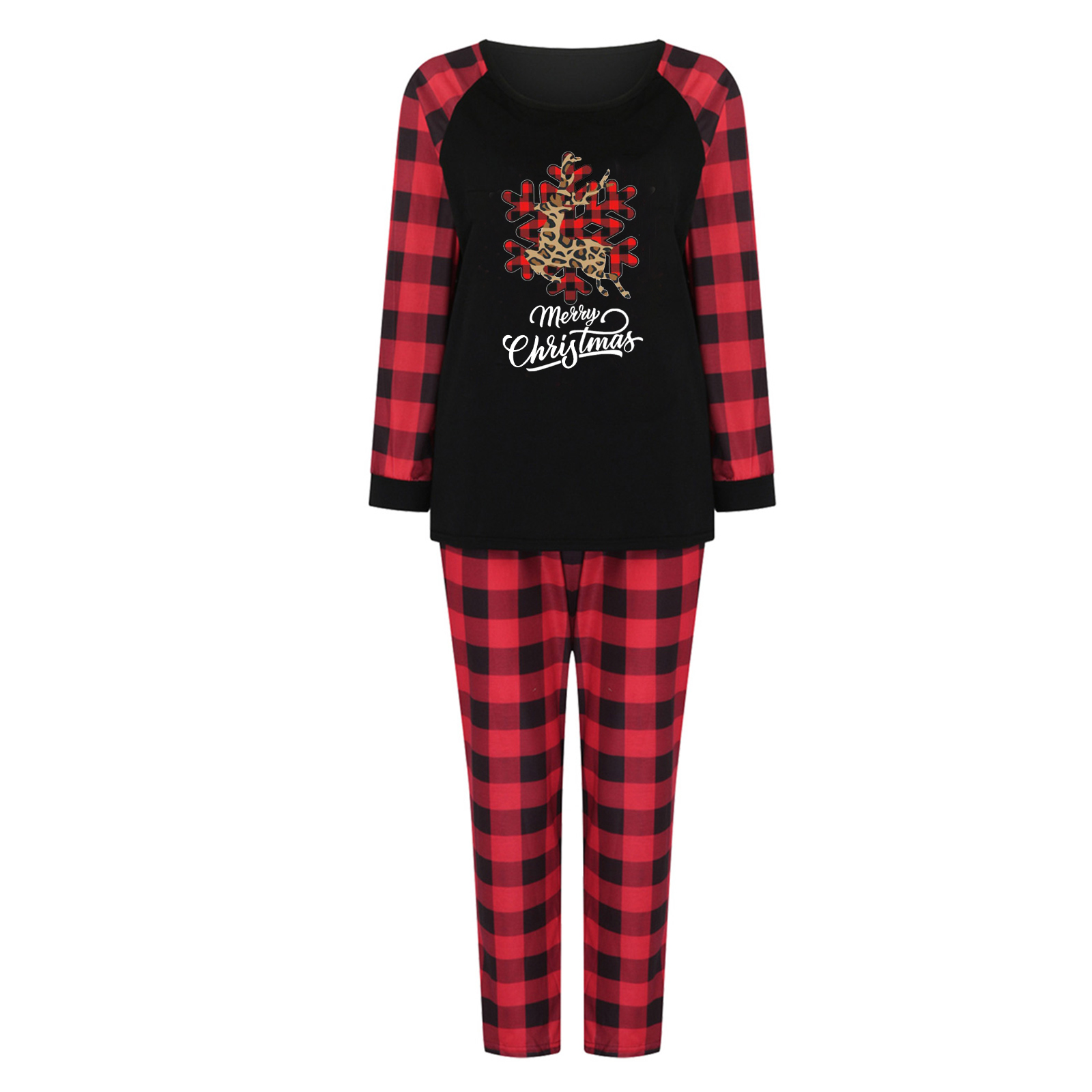 Christmas Parent-child Homewear Clothes Pajamas Suit photo 3