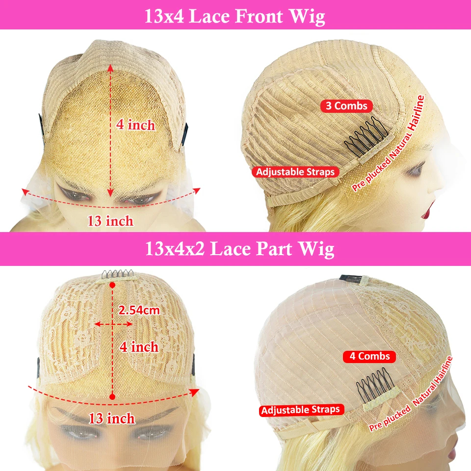 Edge Split Golden Head Dyed Brown Short Straight Hair Headgear photo 2