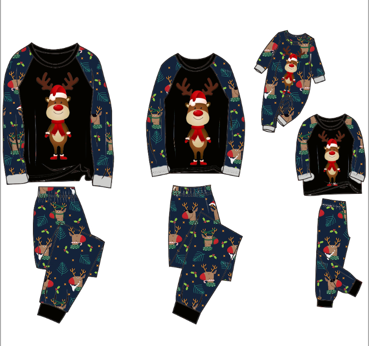 Family Pajamas Suit Baby Christmas Parent-child Pajamas photo 7