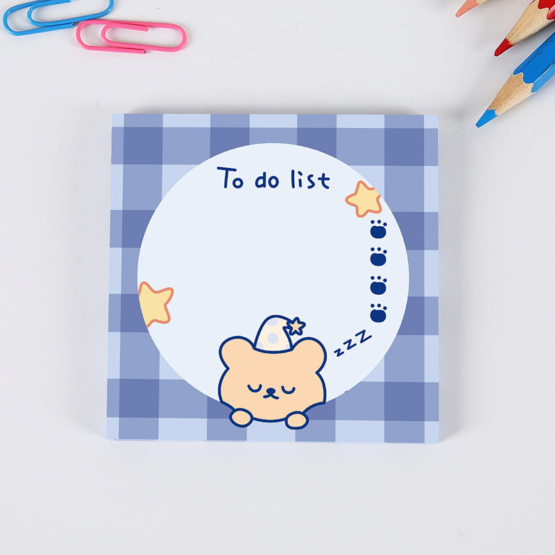 Cute Cartoon Soft Cute Bear Sticky Notes photo 3