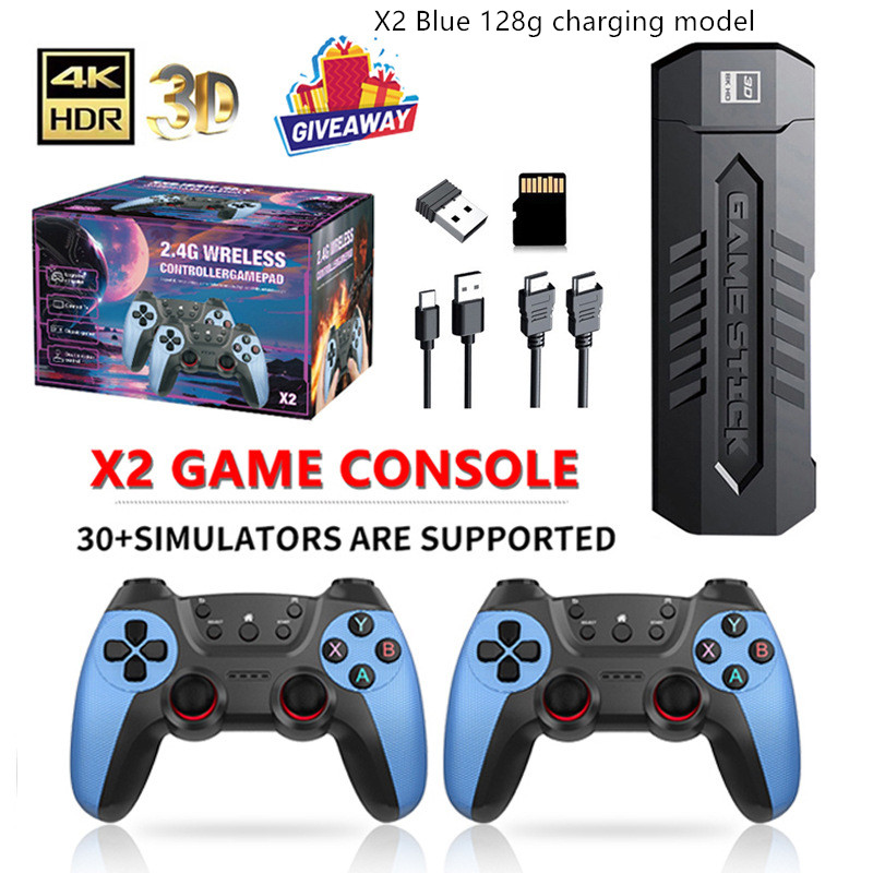 X2 Blue Game Console 4K Double Connection Battle Wireless photo 2