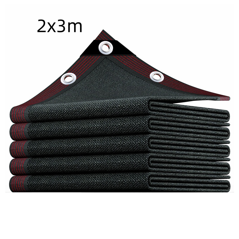 Agricultural Greenhouse Courtyard Sunshade Vegetable Insulation Black Sunshade Net photo 4