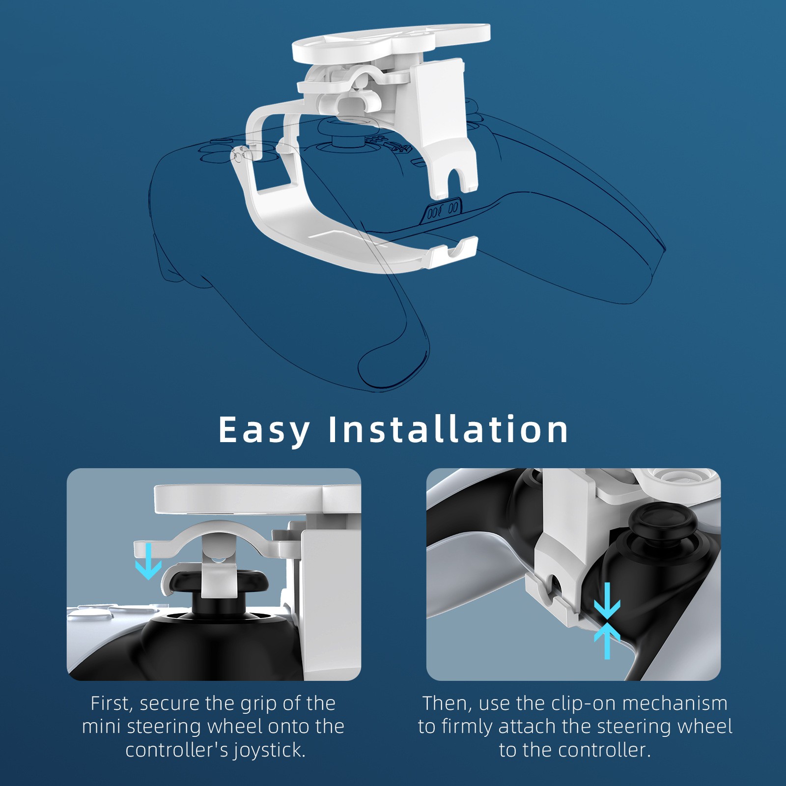 5 Game Handle Racing Steering Wheel photo 6