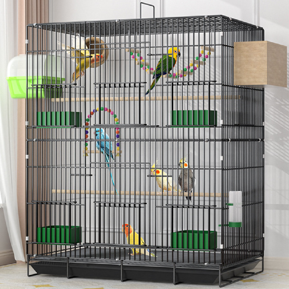Home Fashion Personality Double Layer New Bird Cage photo 1