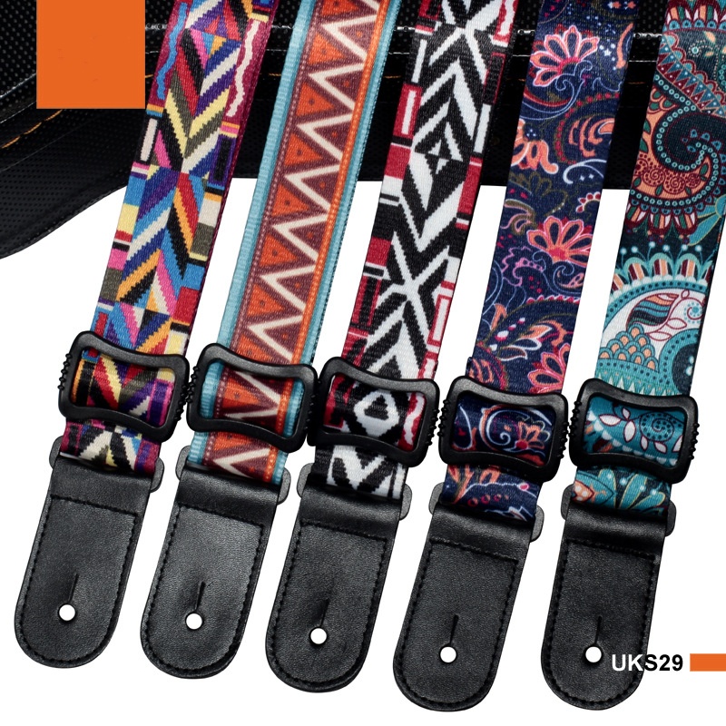 Thermal Transfer Printing Ukulele Color Small Guitar Belt photo 1