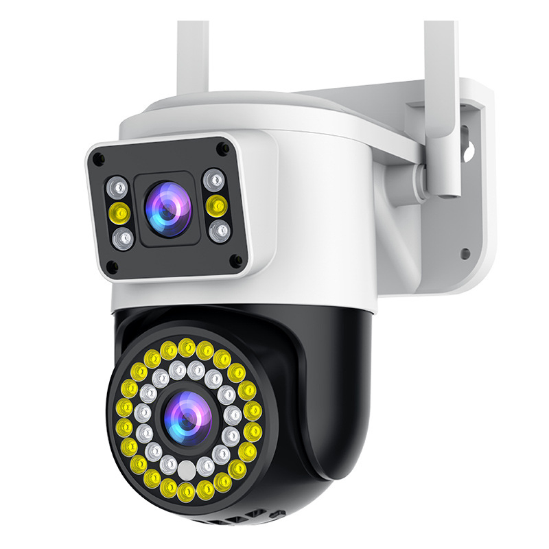 Night Vision Wireless Wifi Binocular Dual-screen Surveillance Camera photo 2