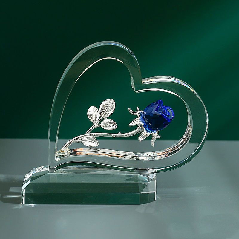 Home Valentine's Day Rose Heart-shaped Ornaments photo 3